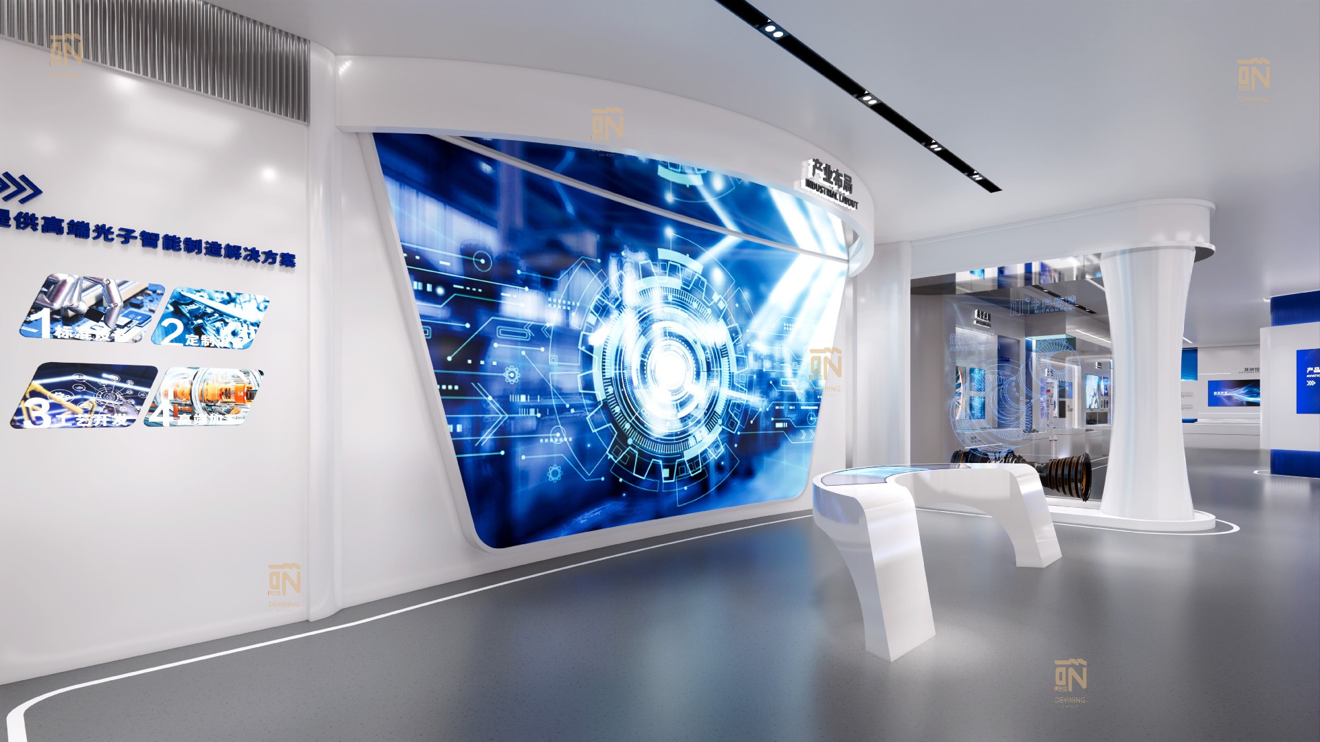 西安中科微精光子科技展厅